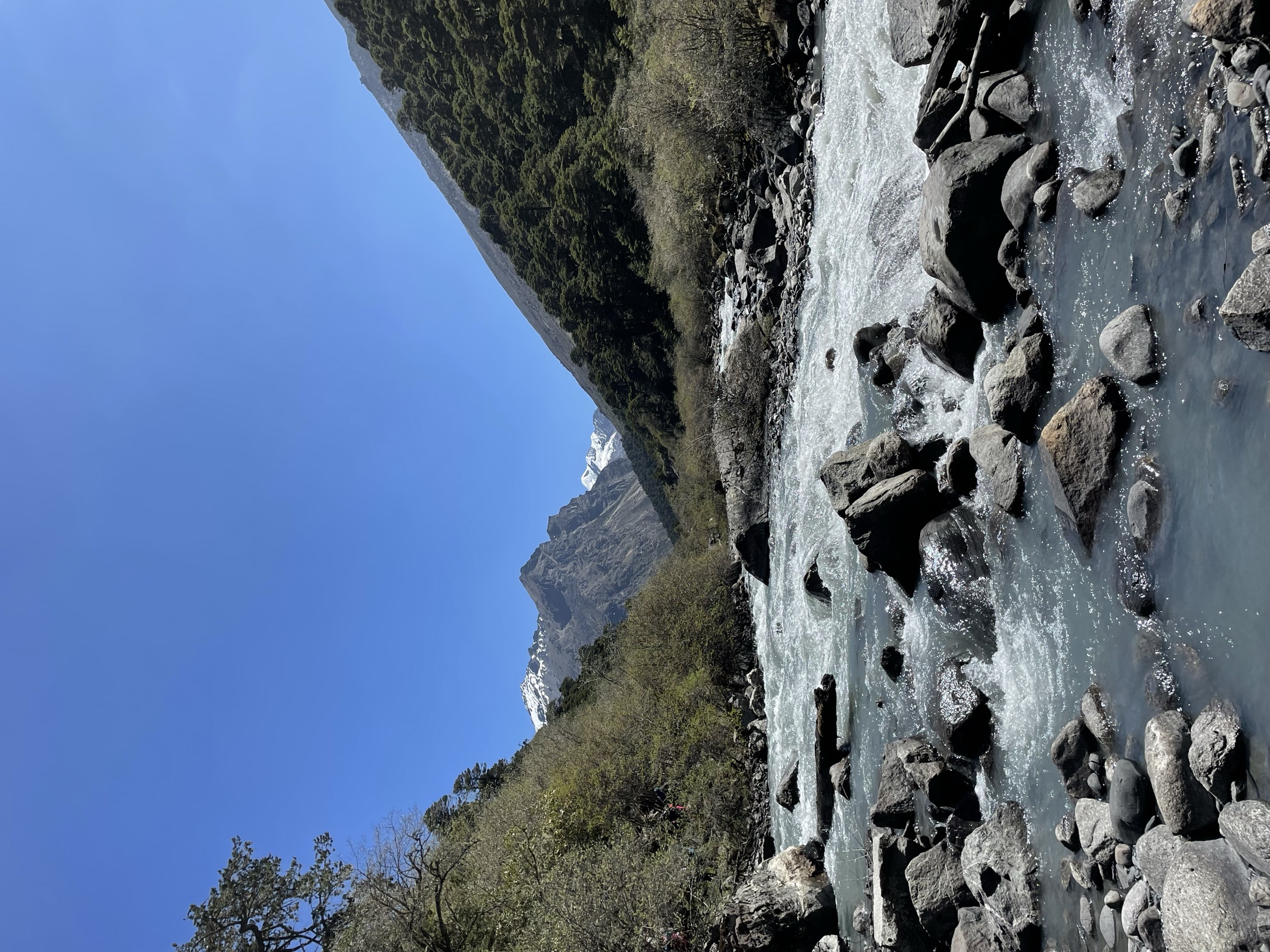 First view of Gorichen Peak
