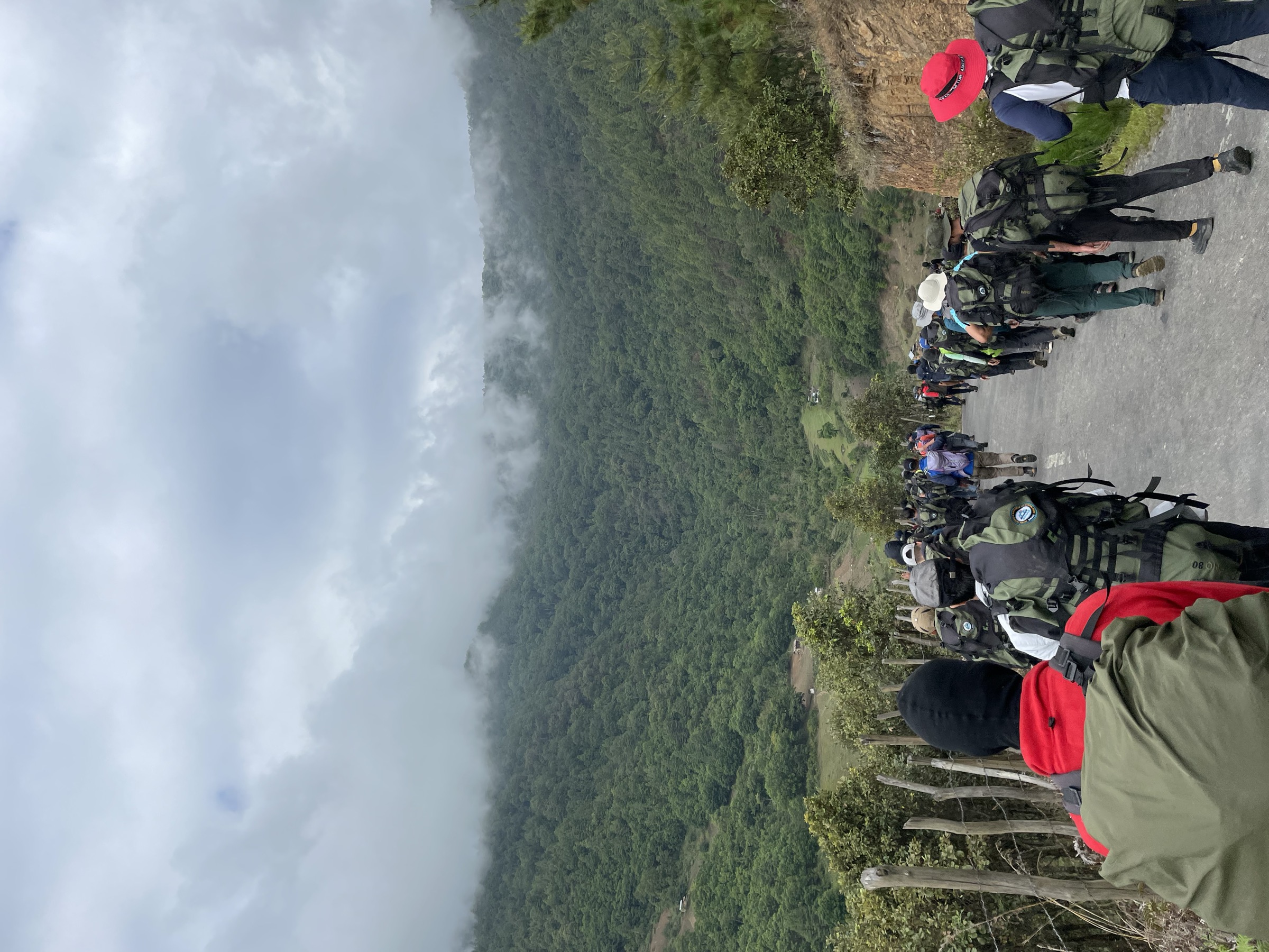 Parade down NIMAS hill