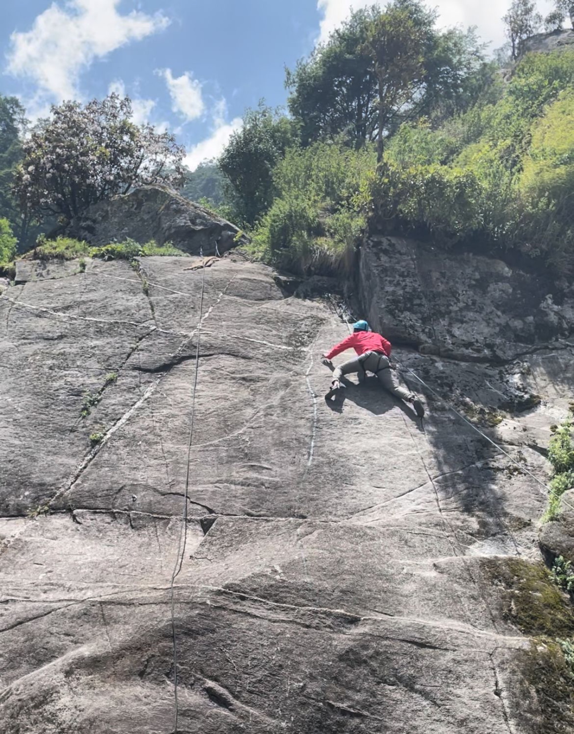 Rock Climbing Test at New Melling